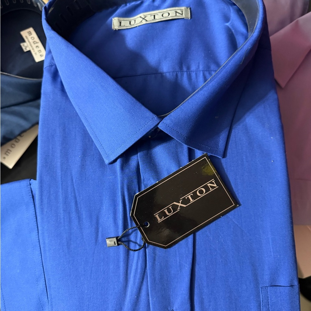 Men's Dress Shirt - Royal Blue